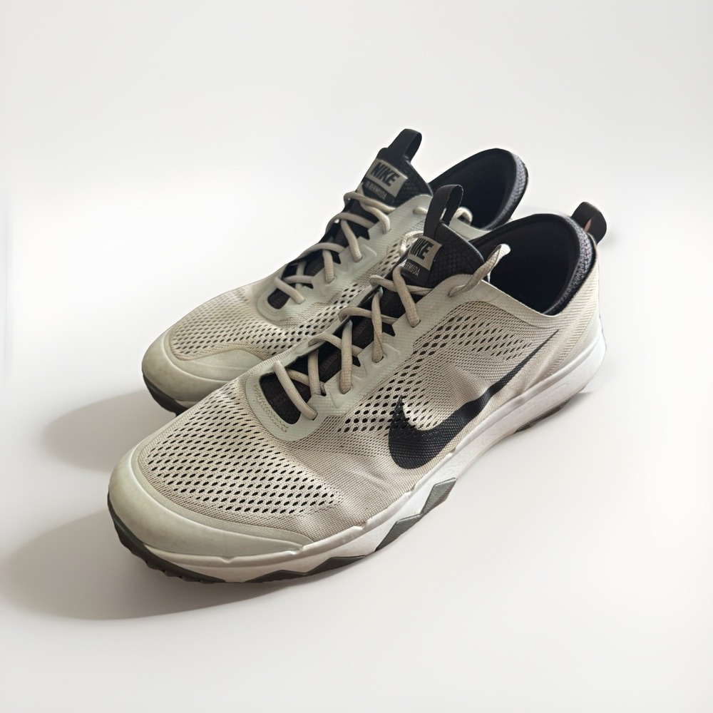 Nike FI Bermuda Men's Size 15 US Gray Black Spikeless Golf Shoes 776121-003